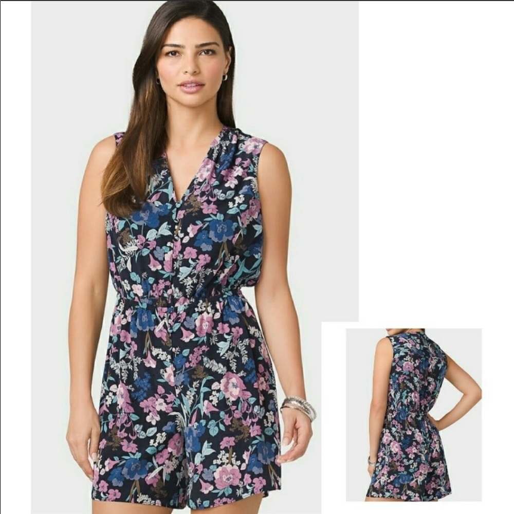 Dress Barn Floral Romper